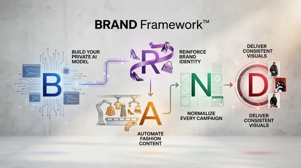 BRAND Framework - Custom AI Brand Models: The Easy Way to Create Consistent Fashion Photos