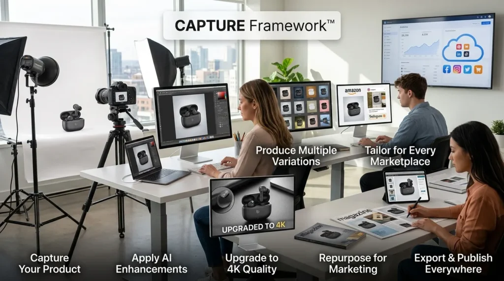 CAPTURE Framework - AI Product Photography: The Easy Way to Create Ecommerce Photos