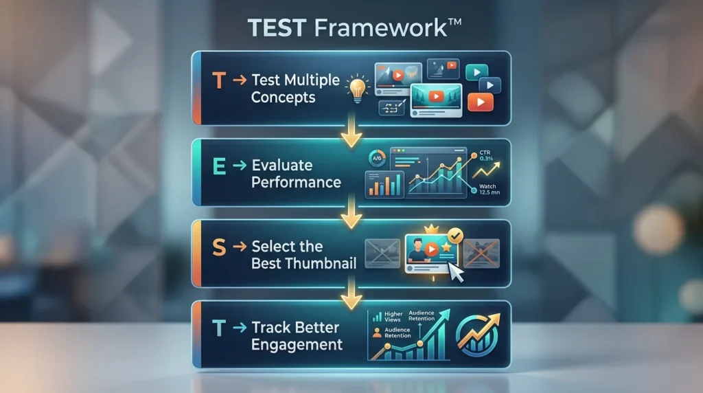 TEST Framework - Multiple Variants: The Easy Way to Test AI Thumbnails