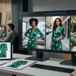 AI Virtual Try-On Tool creating realistic model photos with AI-generated fashion models wearing apparel