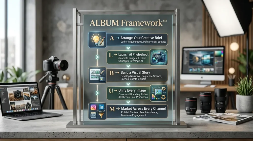 ALBUM Framework - Album Creation Packs: AI Photoshoot Albums Made Easy
