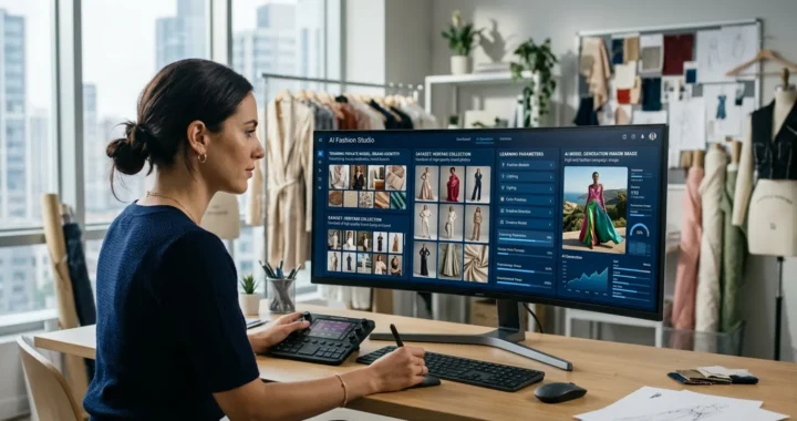 Custom AI Brand Models generating consistent fashion photos with AI-generated models for ecommerce
