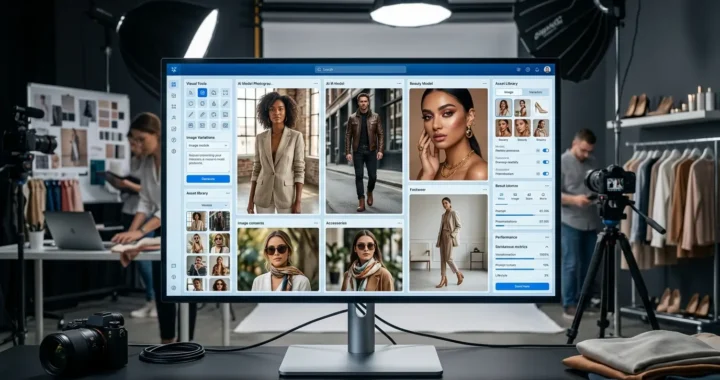 AI Model-Integrated Concepts showcasing ecommerce products with realistic AI-generated models