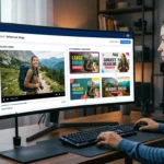 AI generating multiple thumbnail variants for A/B testing and performance optimization