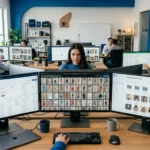 AI Bulk Image Export downloading multiple fashion images and product photos simultaneously