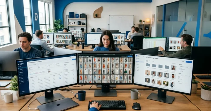 AI Bulk Image Export downloading multiple fashion images and product photos simultaneously