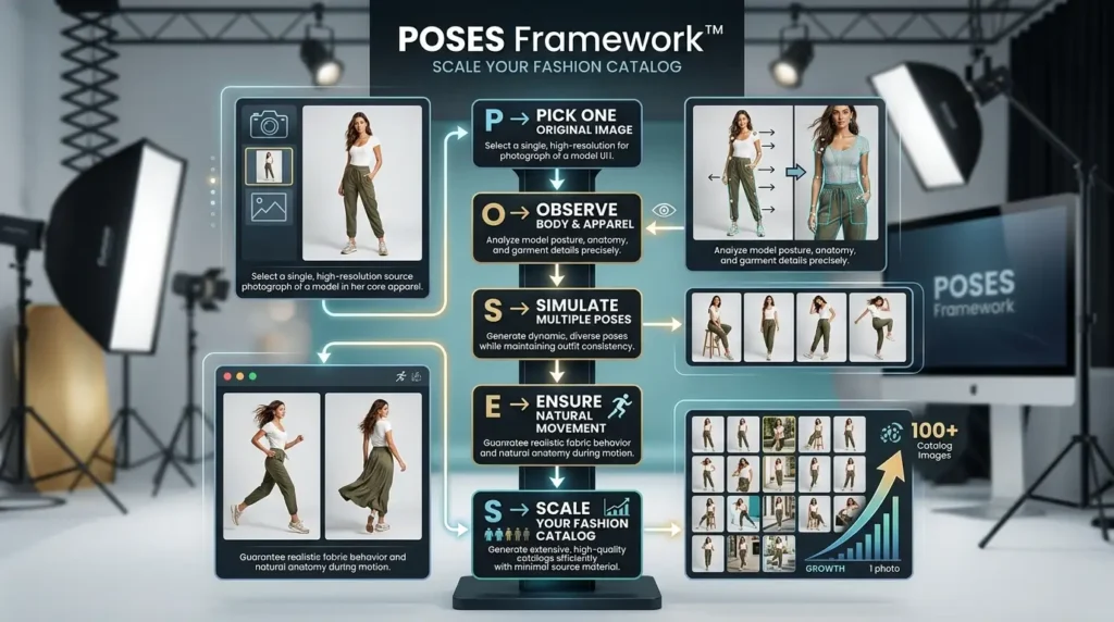 Multi-Pose Generation: The Easy Way to Create Multiple Model Poses