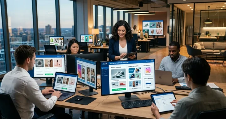 Fast Content Creation using AI to generate ecommerce marketing assets for faster product launches.