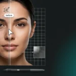 AI Single-Point Smart Retouch fixing image imperfections with one-click precision