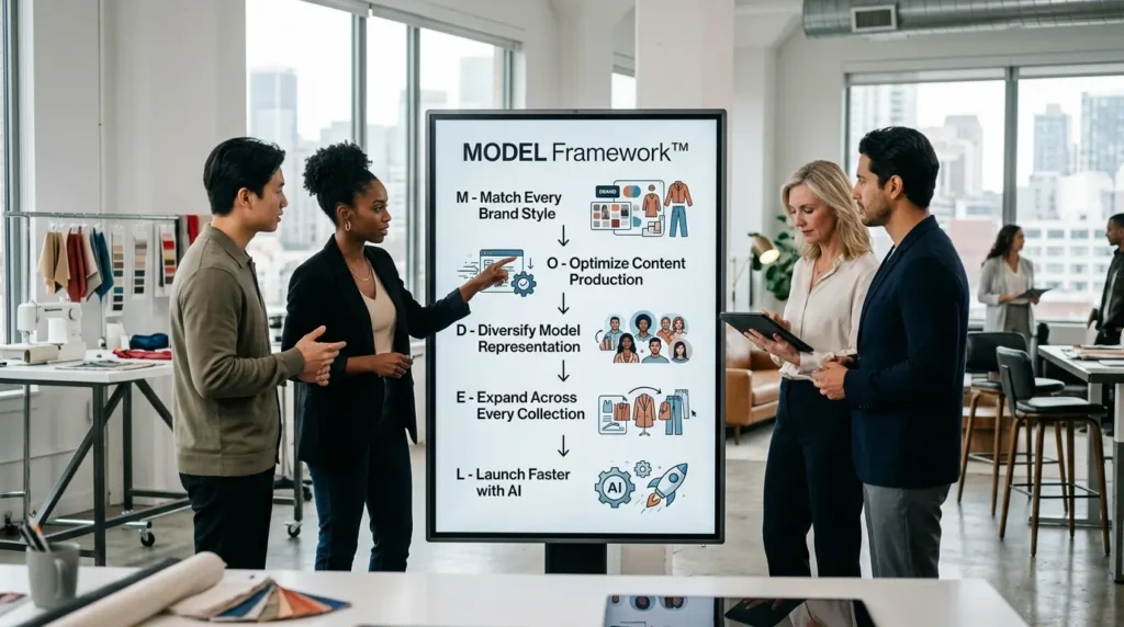MODEL Framework - AI Fashion Models: A Complete Guide for Fashion Brands