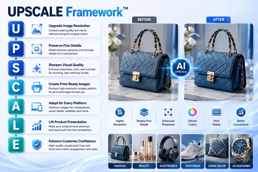 UPSCALE Framework - AI Image Upscaling for Ecommerce: Everything You Need to Know