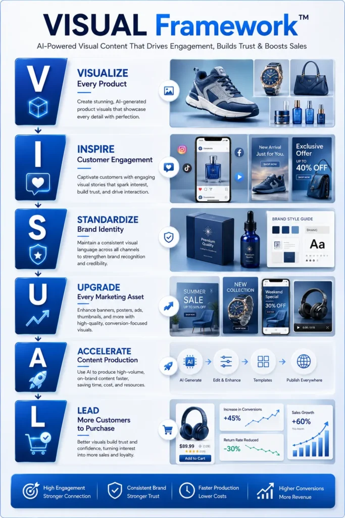 VISUAL Framework - AI Visual Content for Online Stores: Everything You Need to Know