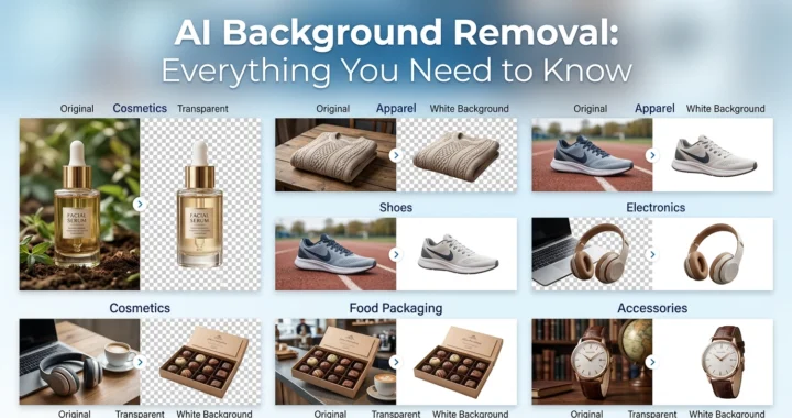 AI Background Removal helping businesses create professional product images with clean backgrounds using artificial intelligence.