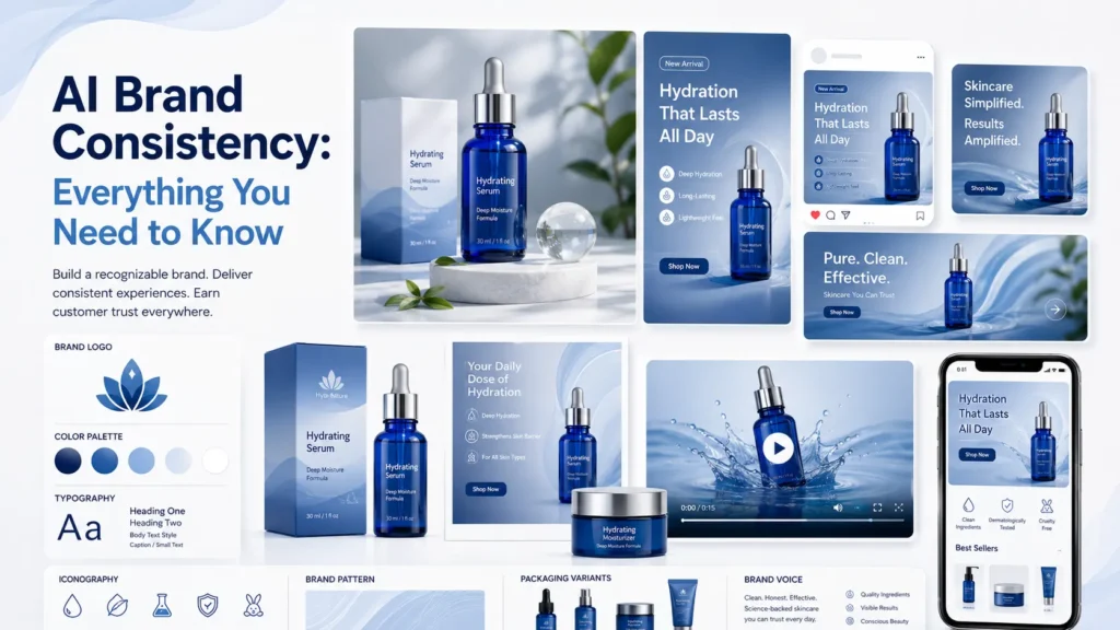 AI Brand Consistency helping businesses maintain a unified visual identity across all marketing channels.