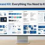 AI Brand Kit helping businesses organize brand assets and maintain consistent visual identity across marketing channels.