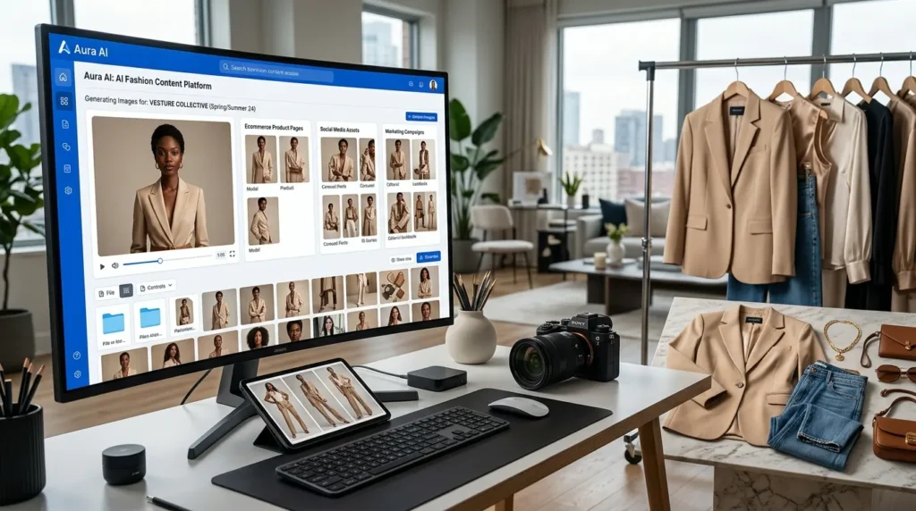 AI Fashion Product Photography creating professional clothing product images for ecommerce brands using AI.