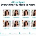 AI Lip Sync synchronizing translated speech with realistic mouth movements for multilingual videos.
