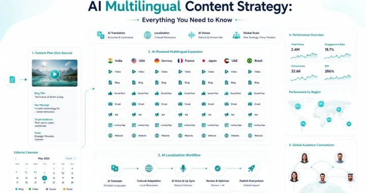 AI Multilingual Content Strategy helping businesses plan, localize, and manage global content across multiple languages.