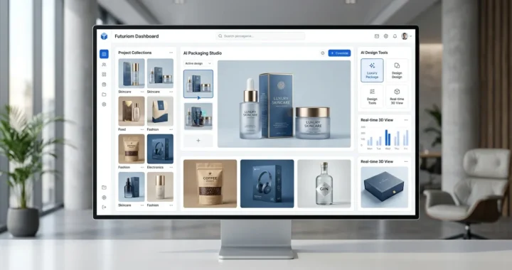 AI Packaging Design creating professional product packaging concepts and retail-ready packaging with artificial intelligence.