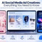 AI Social Media Ad Creatives helping businesses create engaging advertisements across multiple social platforms.
