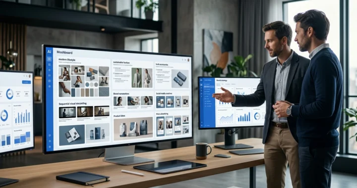 Creative Concept Development with AI helping brands generate innovative marketing concepts and visual campaign ideas.