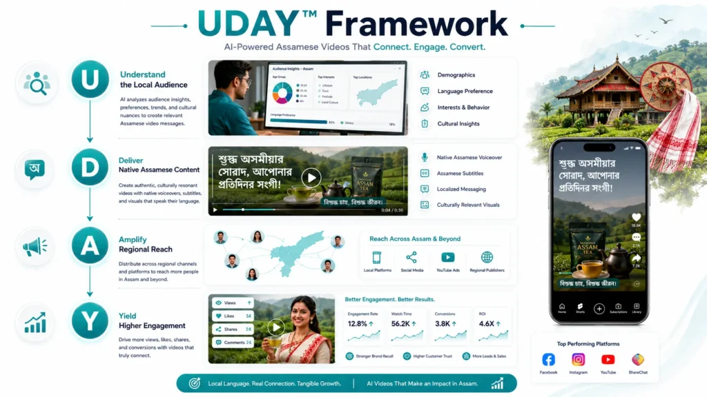 AI Marketing Videos in Assamese helping businesses connect with regional audiences through localized video content.
