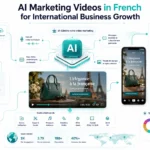 AI Marketing Videos in French helping businesses connect with French-speaking audiences through localized video content.