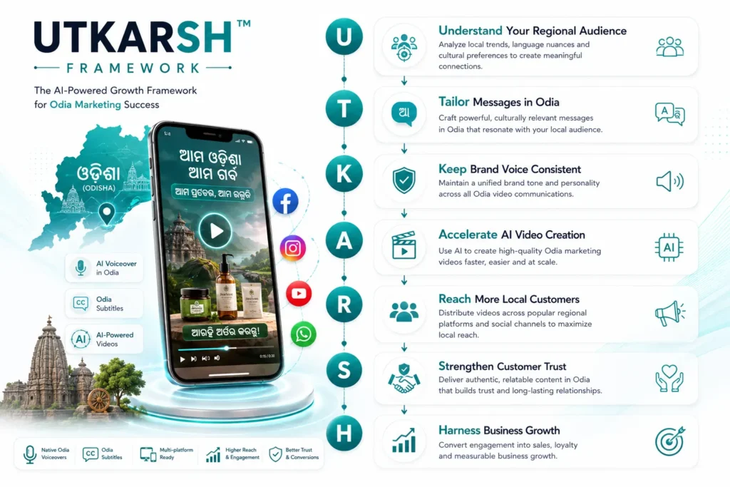 AI Marketing Videos in Odia helping businesses connect with regional audiences through localized video content.