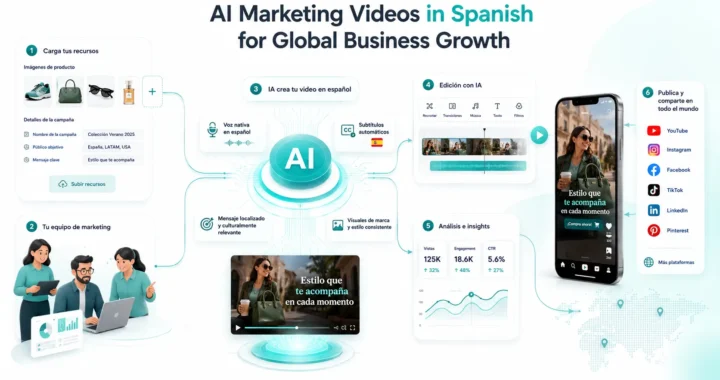 AI Marketing Videos in Spanish helping businesses reach global Spanish-speaking audiences through localized video content