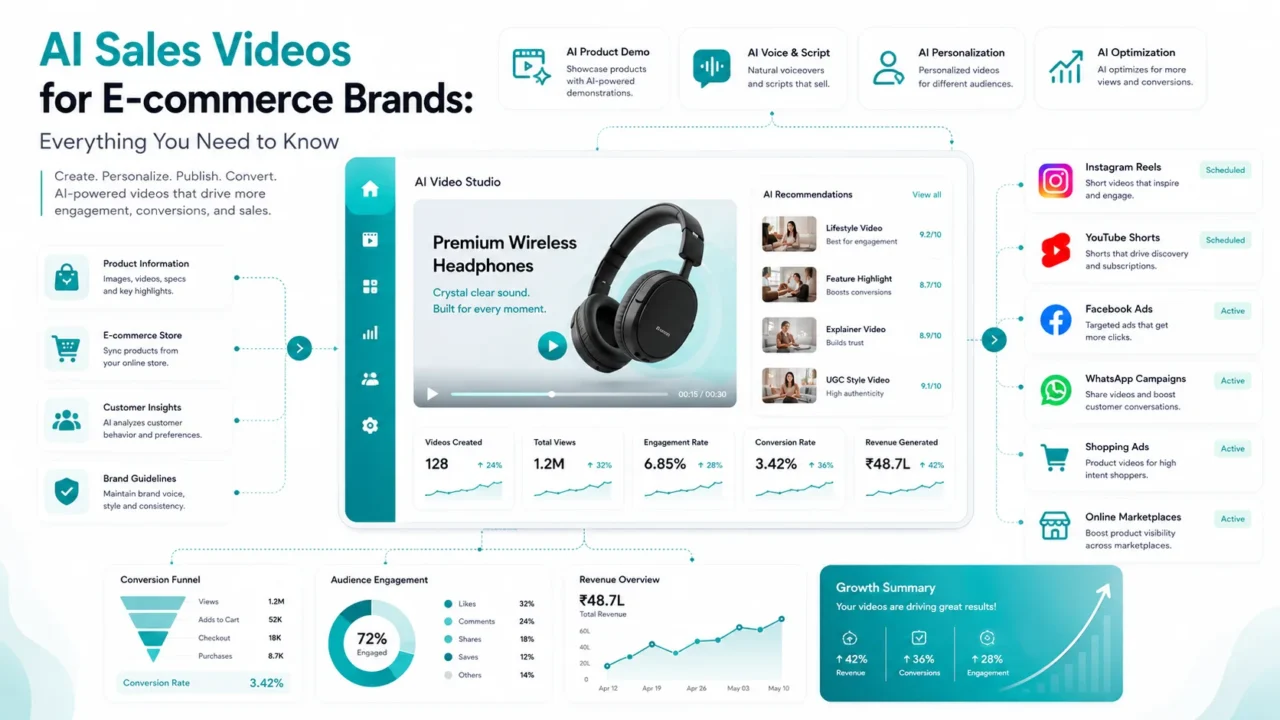 AI Sales Videos helping ecommerce brands create high-converting product videos using artificial intelligence.