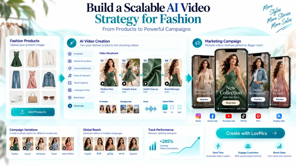 AI video marketing strategy for fashion brands
