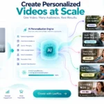 AI video personalization creating different marketing videos for different customers