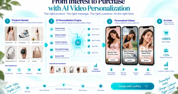 AI video personalization for ecommerce customers from product interest to conversion