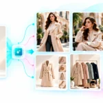 AI product photography for fashion brands creating ecommerce and model images